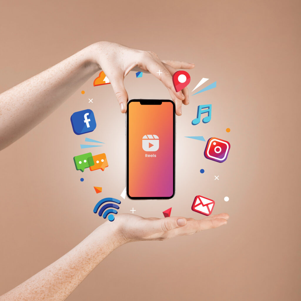 hands-holding-smartphone-social-media-concept social media marketing features